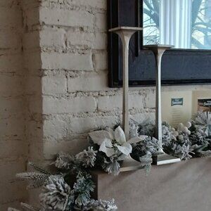 Donna Karan Burnished Metal Candle Holders (2) LENOX - NEW